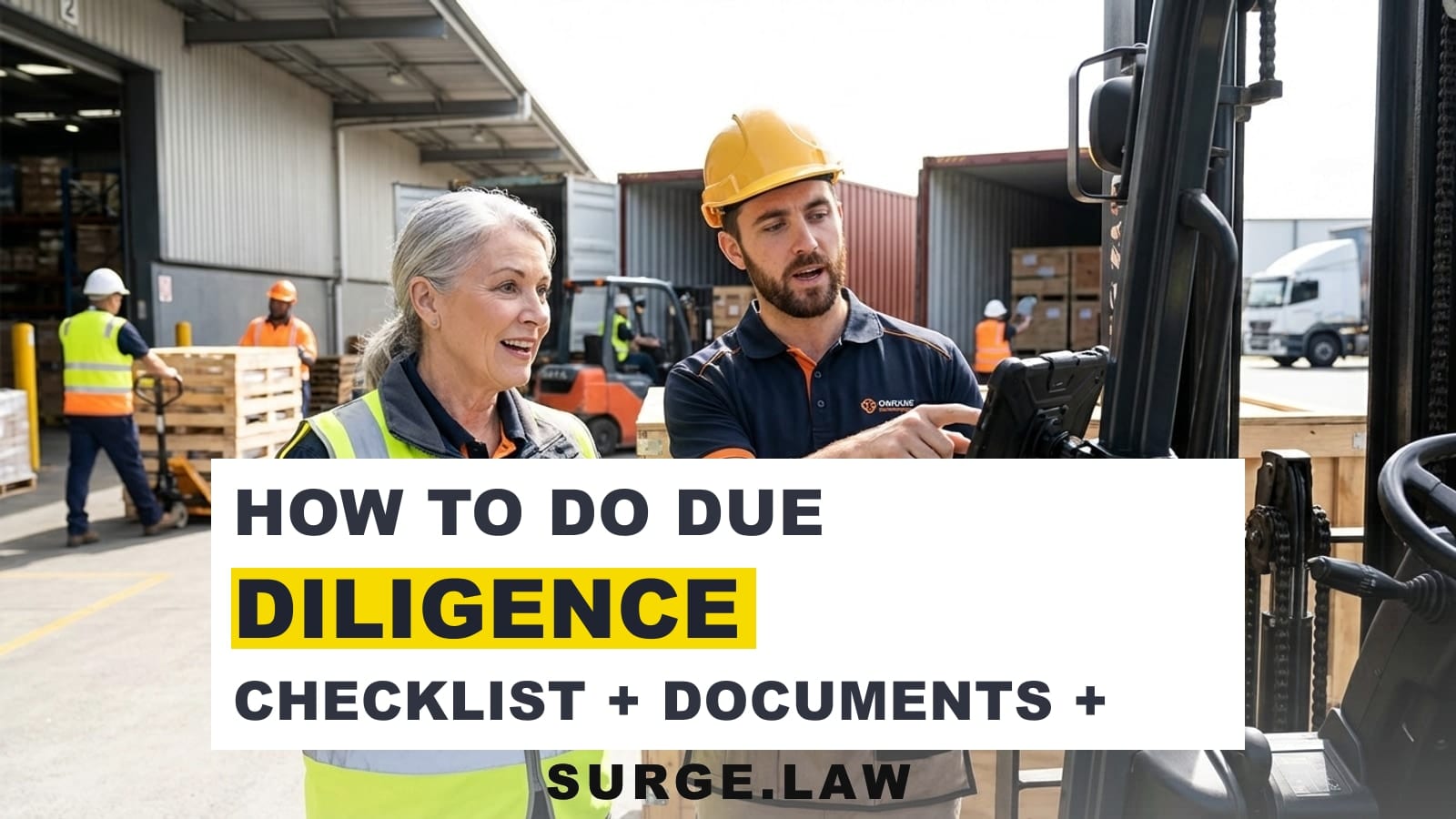 Due diligence checklist for buying a business