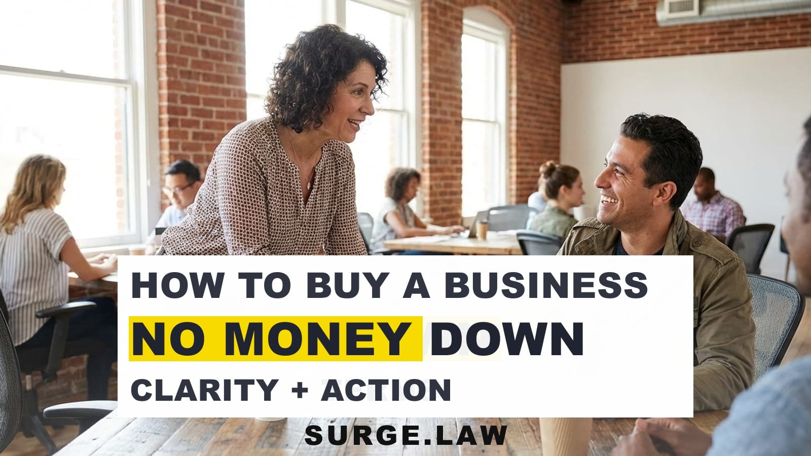 How to buy a business with no money down
