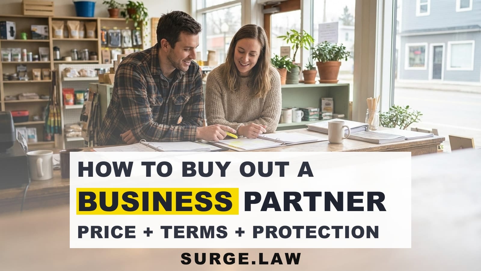 How to buy out a business partner