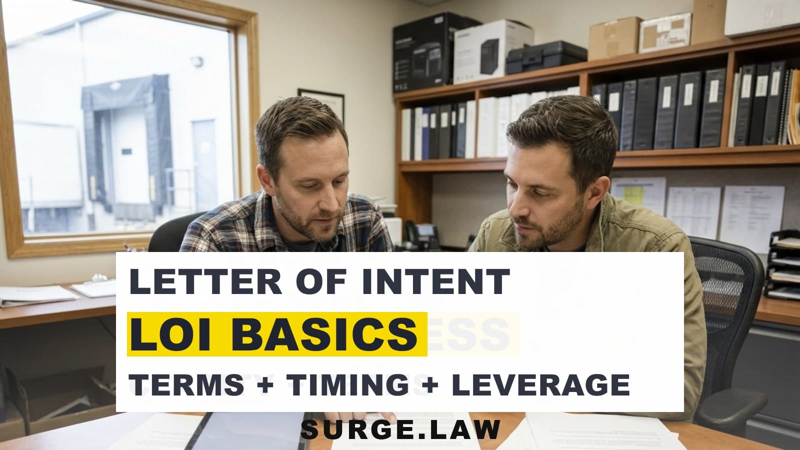 Letter of intent to buy a business