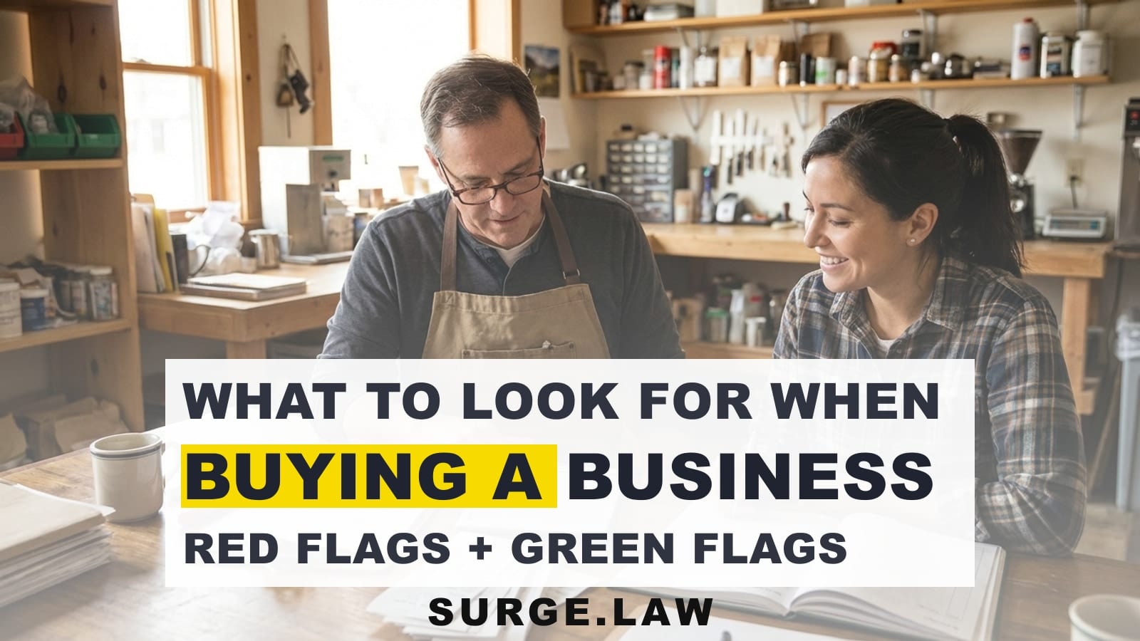 What to look for when buying a business