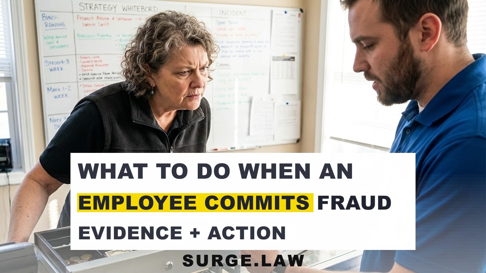 What to Do When an Employee Is Stealing or Committing Fraud