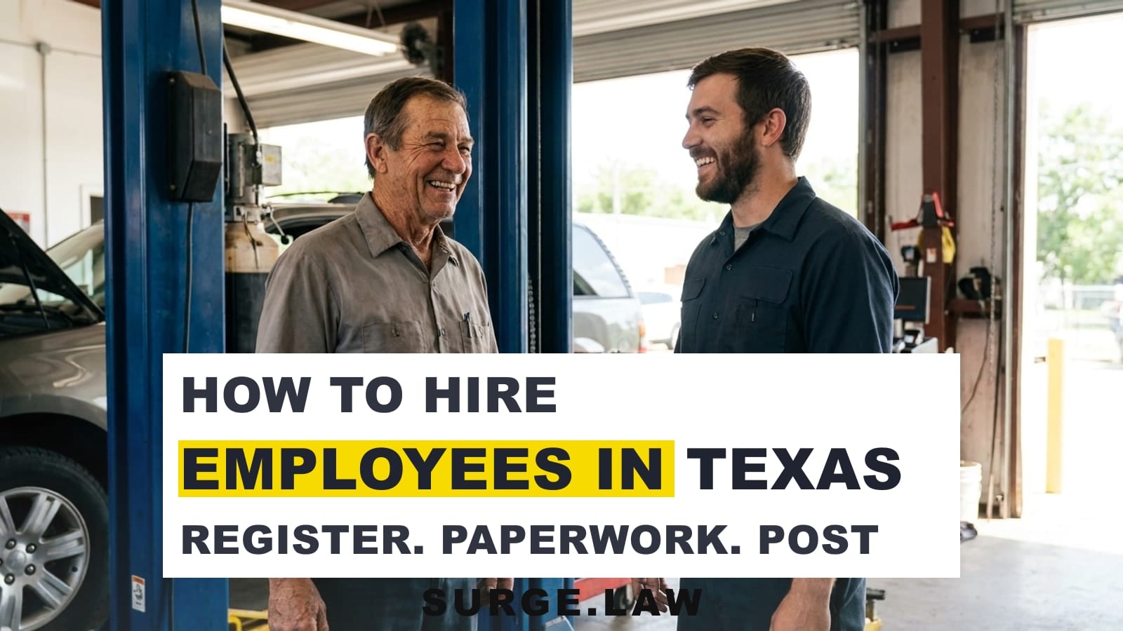 How to Hire Employees in Texas: Registration, Paperwork, and First-Day Requirements