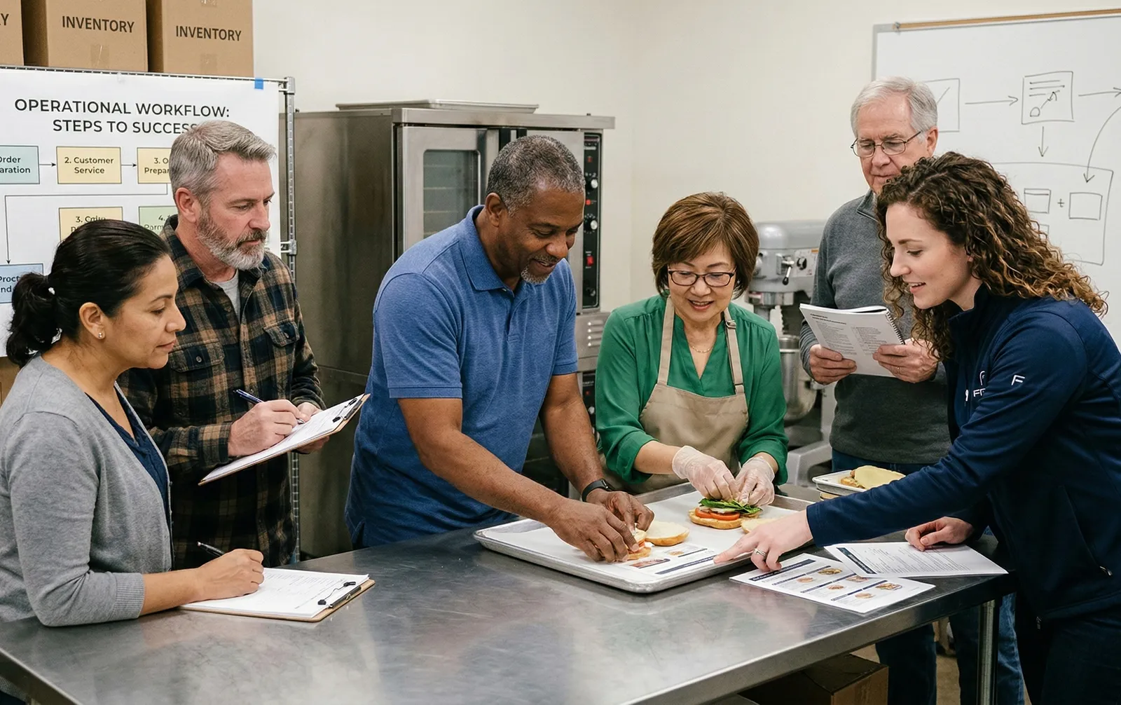 Hands-on franchise business planning session