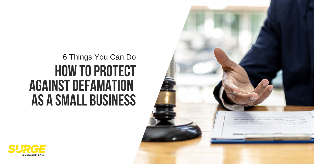 protect against defamation