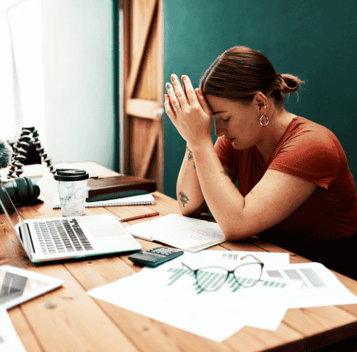 Girl Doing Paper Works